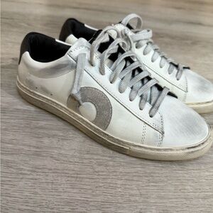Oliver Cabell White and Gray Sneakers